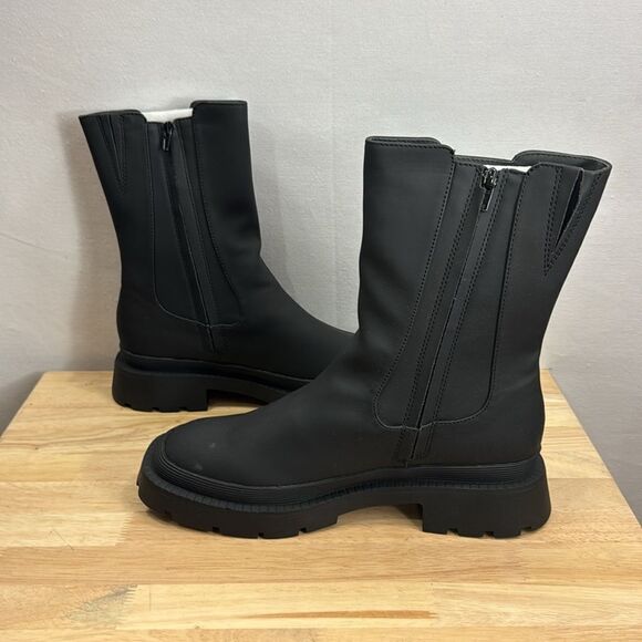 Bar III Women's Tikka Lug Sole Booties- Black- Size 11 M- NIB - Picture 4 of 7